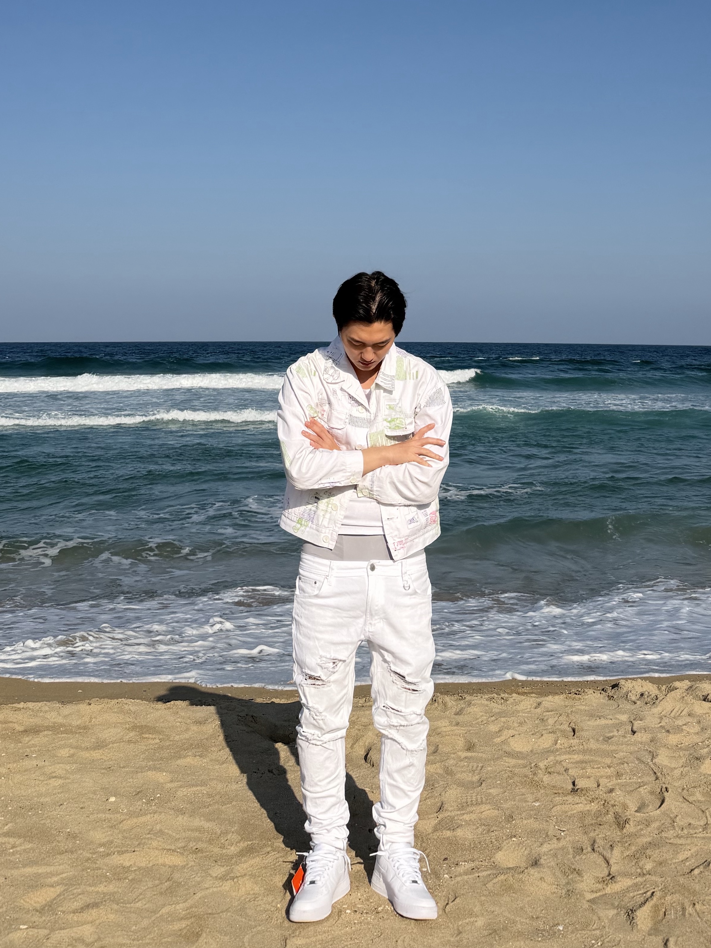 Nike Air Force 1 '07 Low White 착용 스타일 - 6