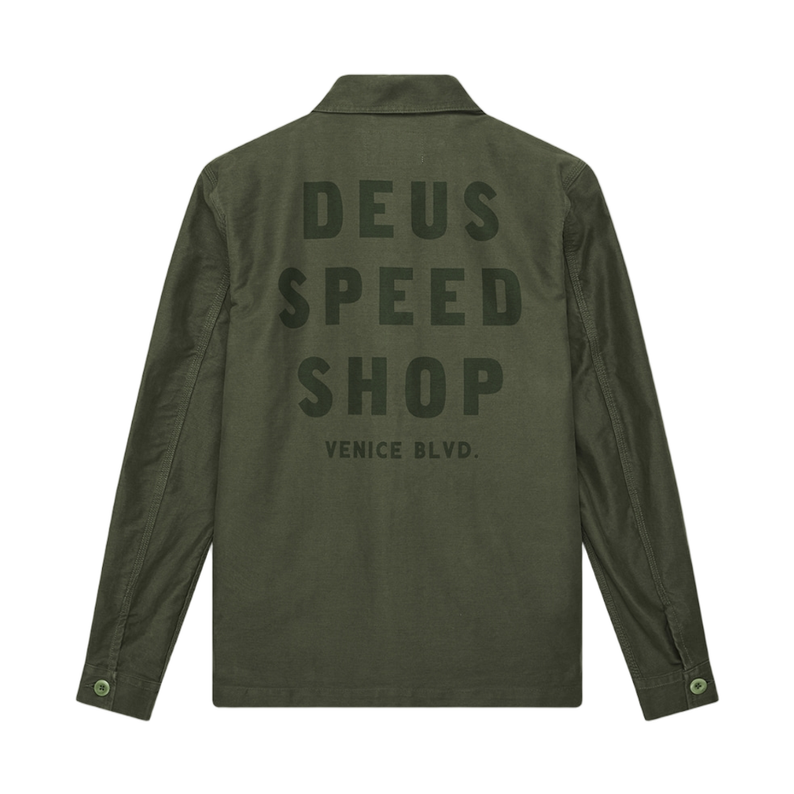 데우스 엑스 마키나 스피드샵 초어 자켓 그린(Deus Ex Machina Speedshop Chore Jacket Green)