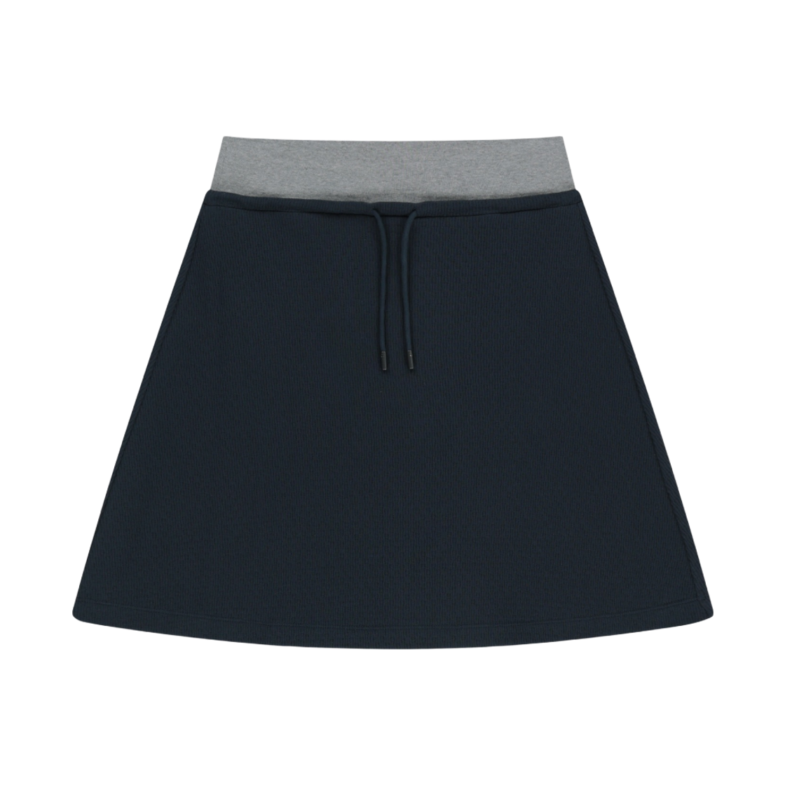 코이세이오 038 미니 와플 에이 라인 스커트 네이비(COYSEIO 038 Mini Waffle A-Line Skirt Navy)