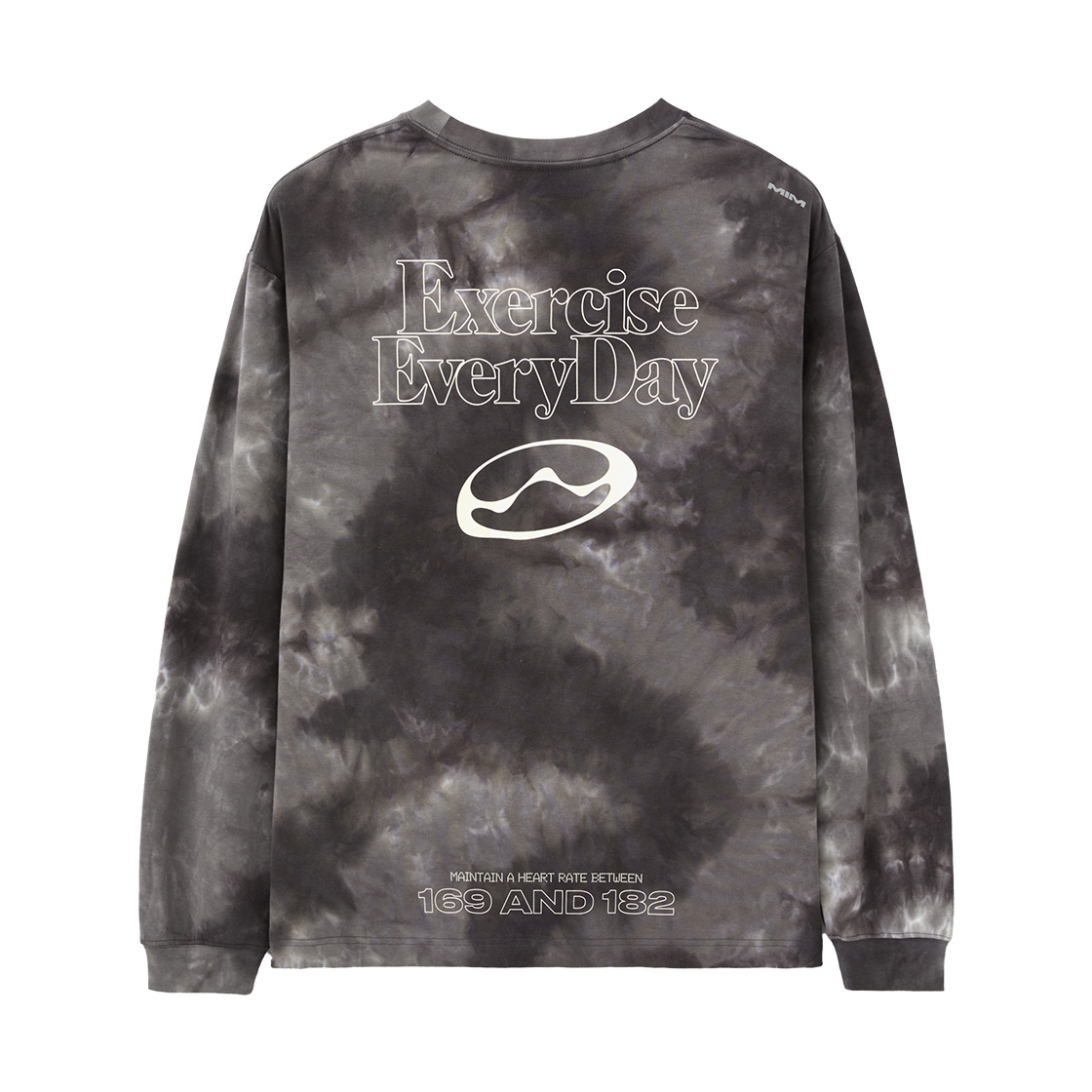 엠아이엠 슬로건 롱슬리브 차콜 그레이(MIM Slogan Long Sleeve Charcoal Grey)