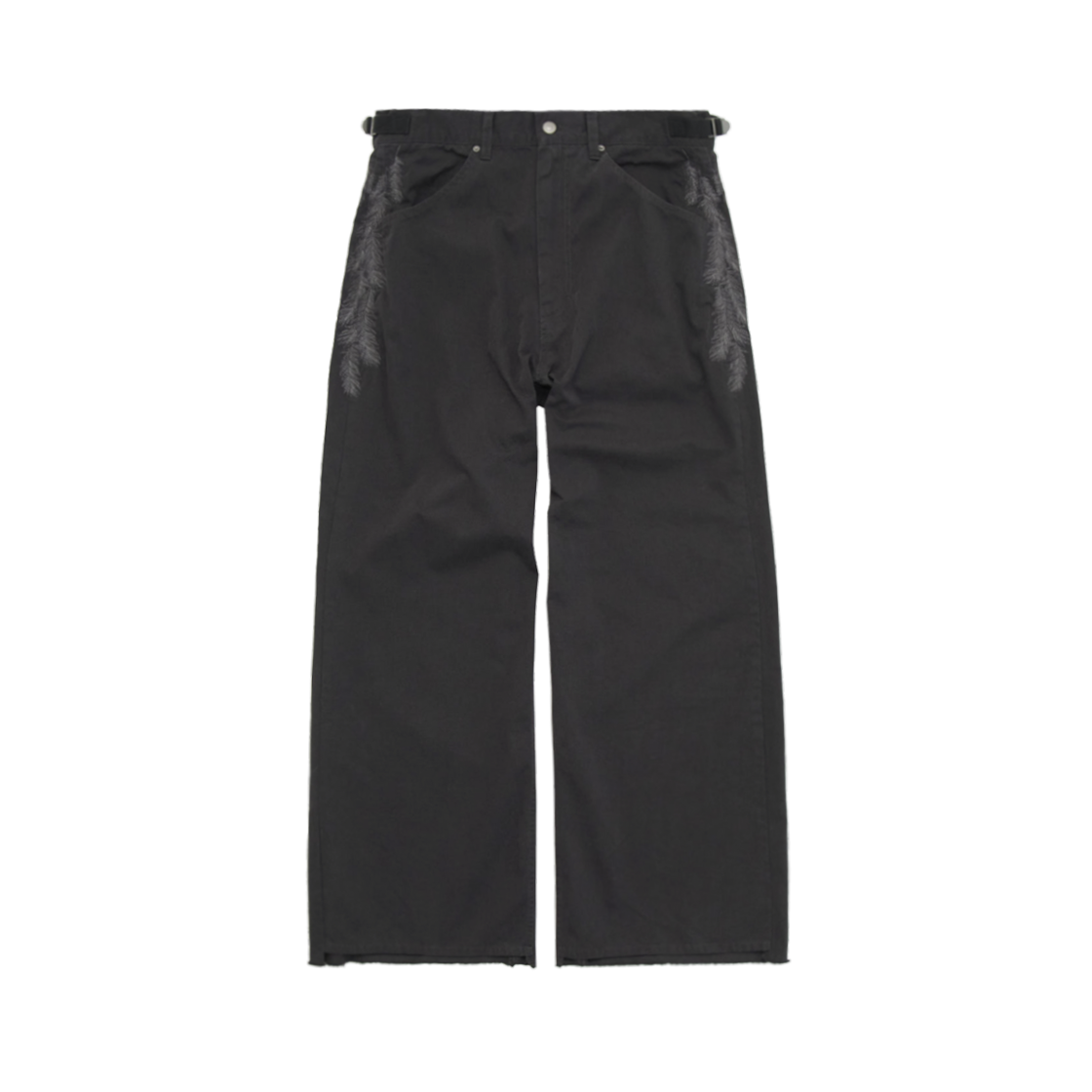 PG6PPT3711A0 Polyteru 1011 Feather Gosima Pants Deep Charcoal