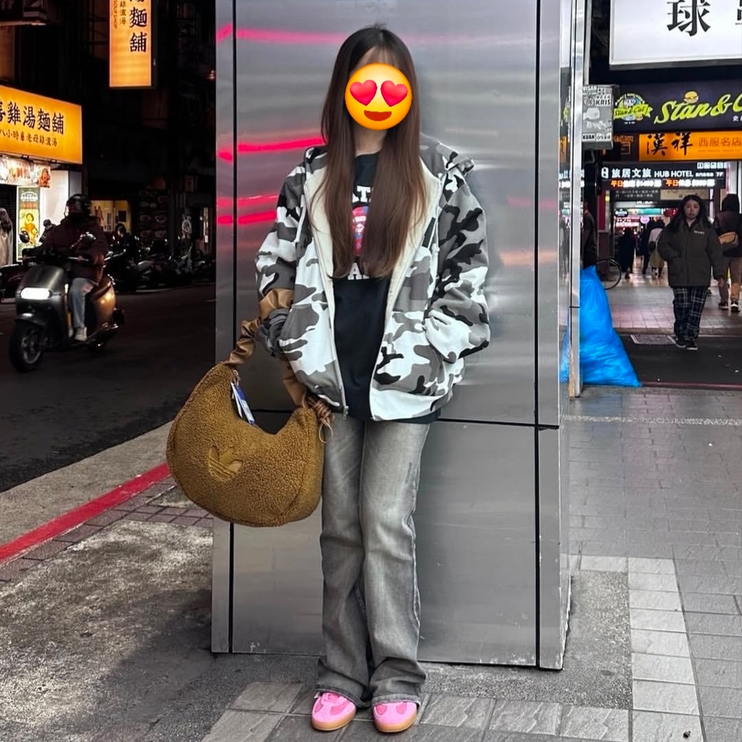 Supreme Arc Thermal Lined Zip Up Hooded Sweatshirt Snow Camo - 25FW 착용 스타일 - 1