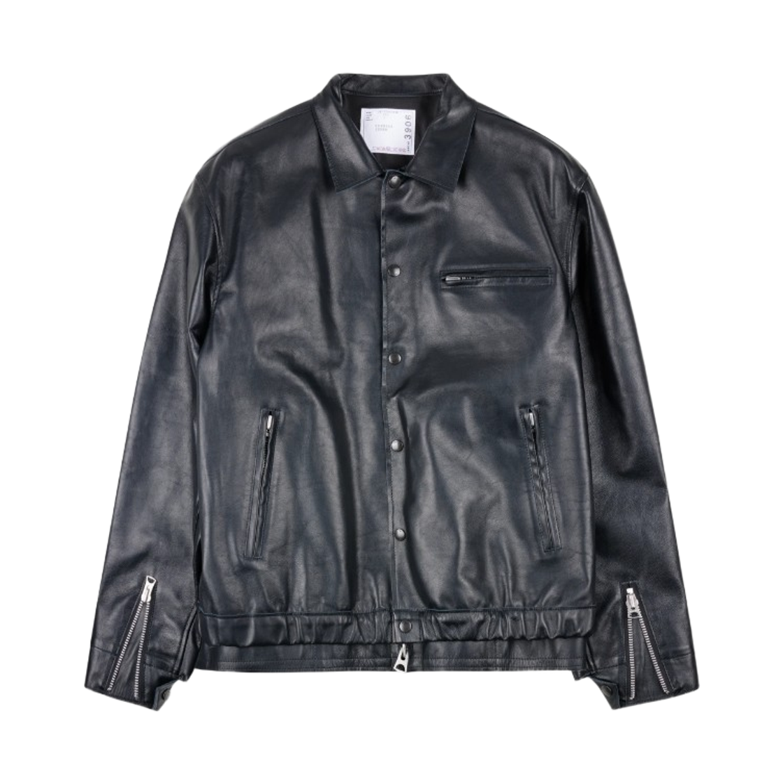 사카이 레더 블루종 블랙(Sacai Leather Blouson Black)