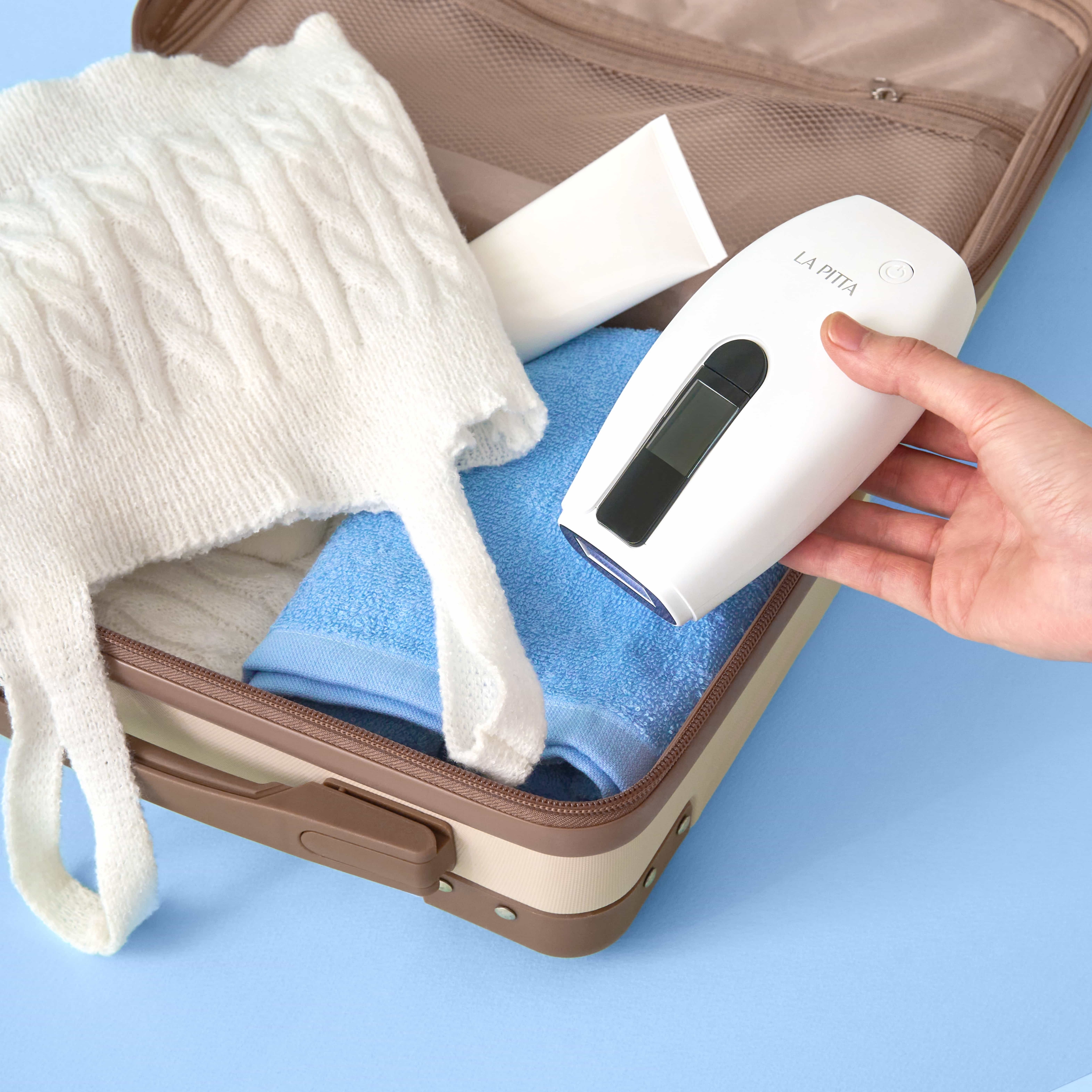 LA PITTA Sapphire Cooling IPL Dual Hair Removal Medical Device 착용 스타일