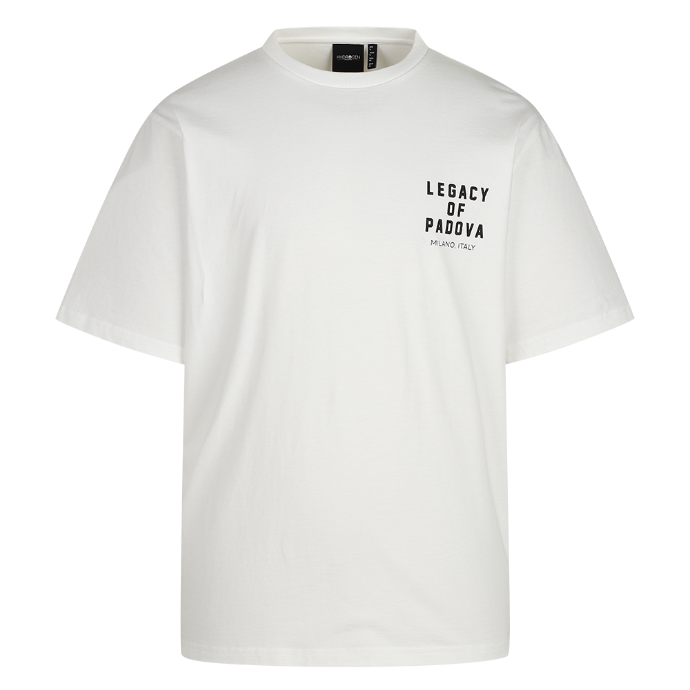 H31F2TR217 HYDROGEN Unisex Iconic Bone-z T-Shirt White