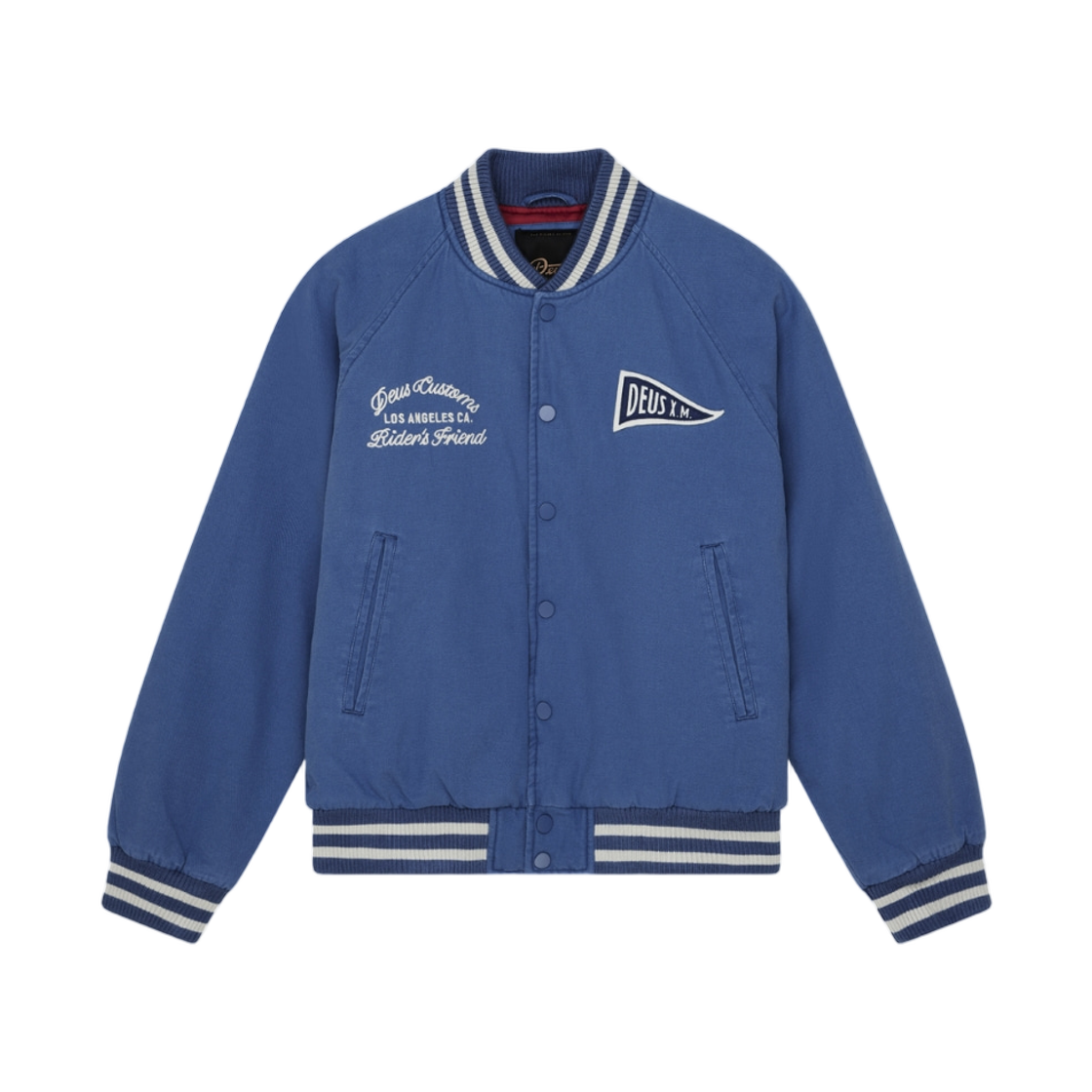 데우스 엑스 마키나 스타디움 자켓 블루(Deus Ex Machina Stadium Jacket Blue)