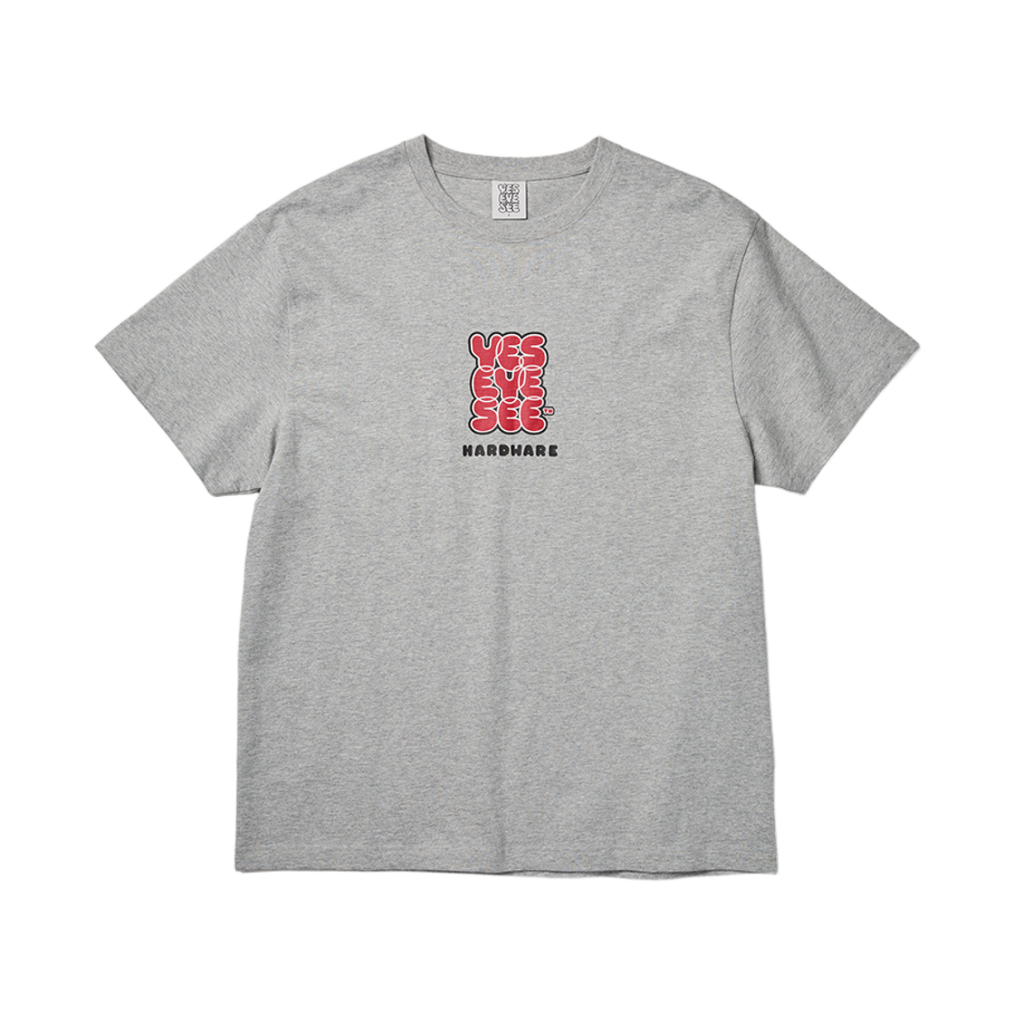 [더블적립]예스아이씨 씨로고 하드웨어 티 그레이