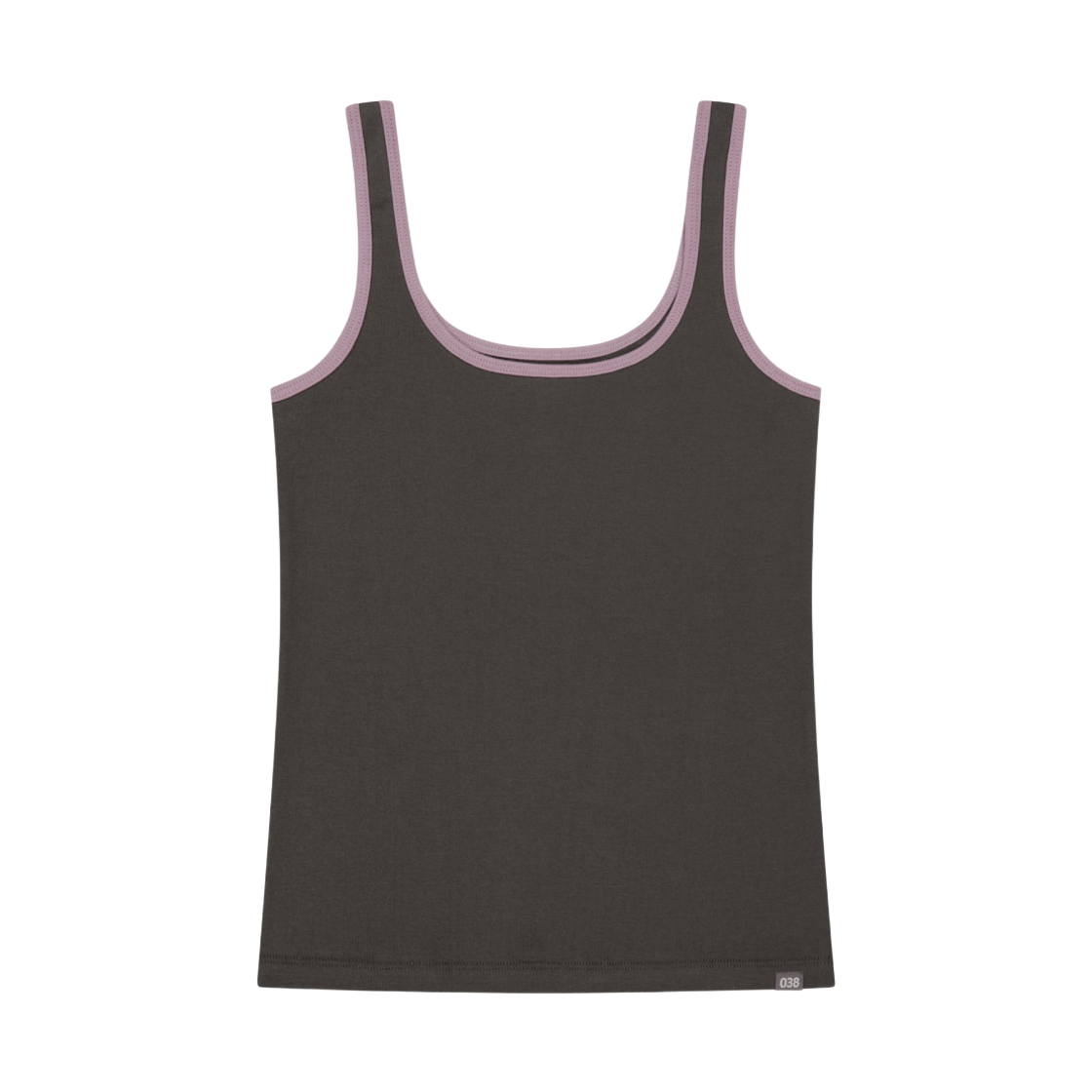 코이세이오 038 투 톤 슬리브리스 차콜(COYSEIO 038 Two-Tone Sleeveless Charcoal)