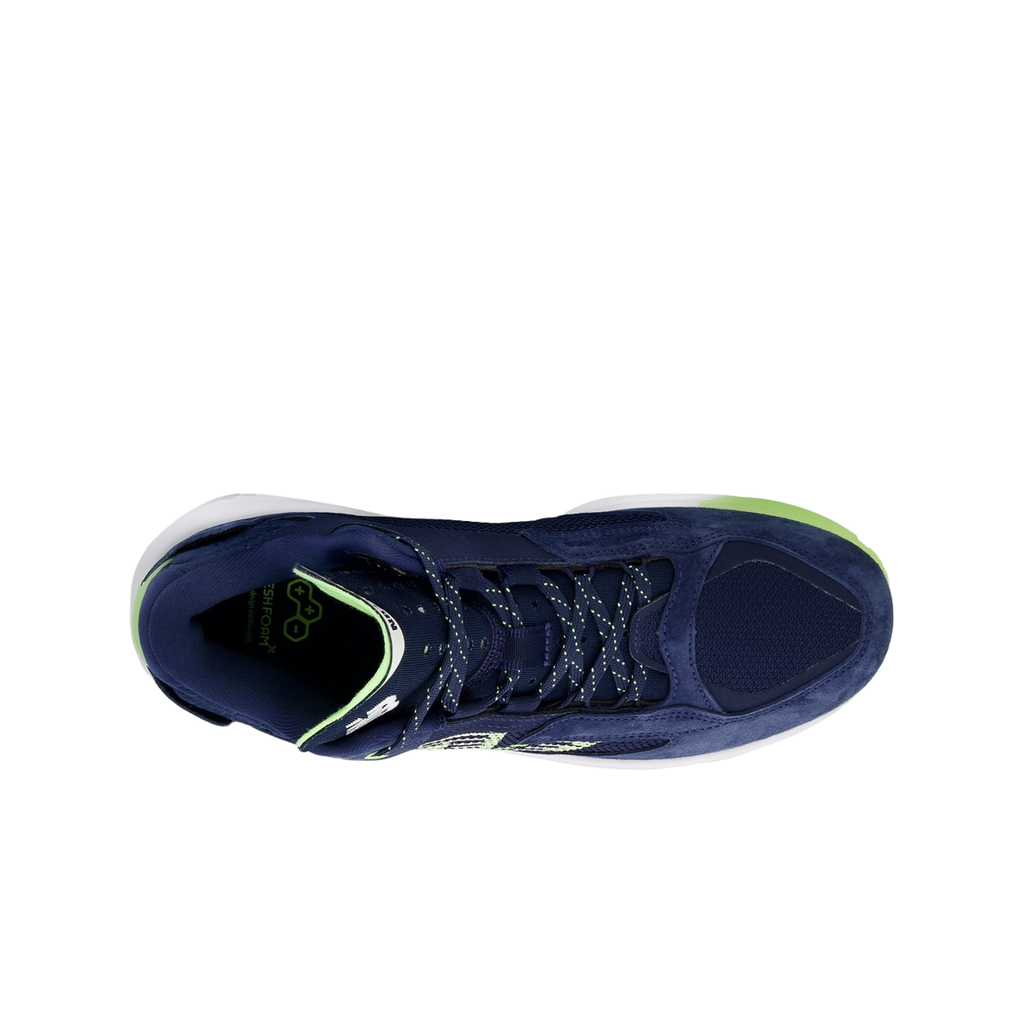 뉴발란스 프레쉬 폼 BB v2 네이비 블리치드 라임 글로우 - D 스탠다드(New Balance Fresh Foam BB v2 Navy Bleached Lime Glow - D Standard) - 2