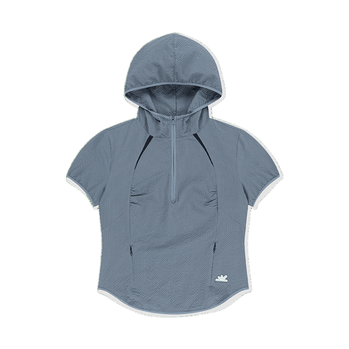 [트리플적립]썬러브 우먼스 소어 하프 집 후디드 탑 블루([트리플적립]SUNLOVE W Soar Half Zip Hooded Top Blue) - 1