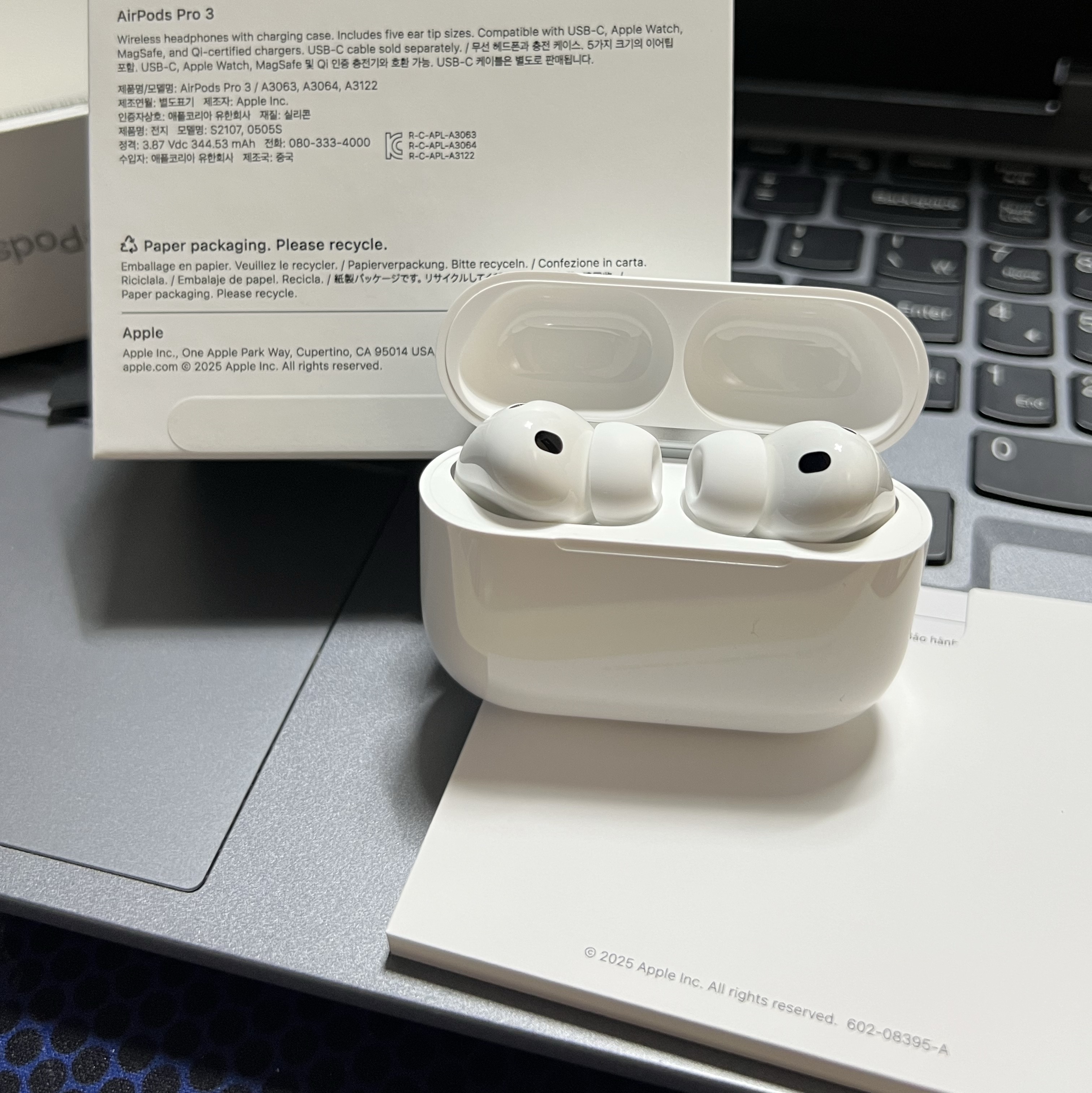 Apple AirPods Pro 3rd Gen (Korean Ver.) 착용 스타일