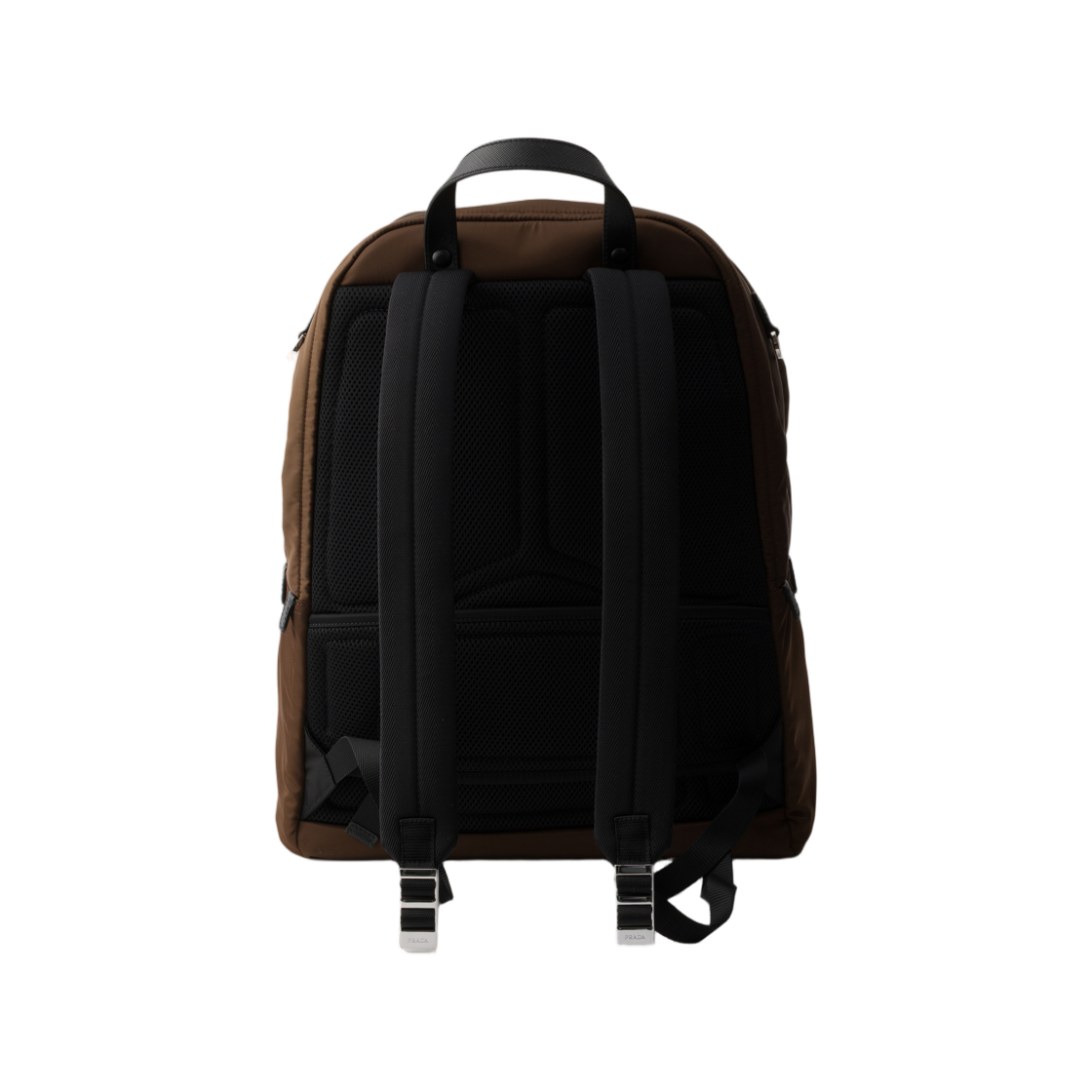 프라다 리나일론 앤 사피아노 레더 백팩 시에나(Prada Re-Nylon and Saffiano Leather Backpack Sienna) - 2