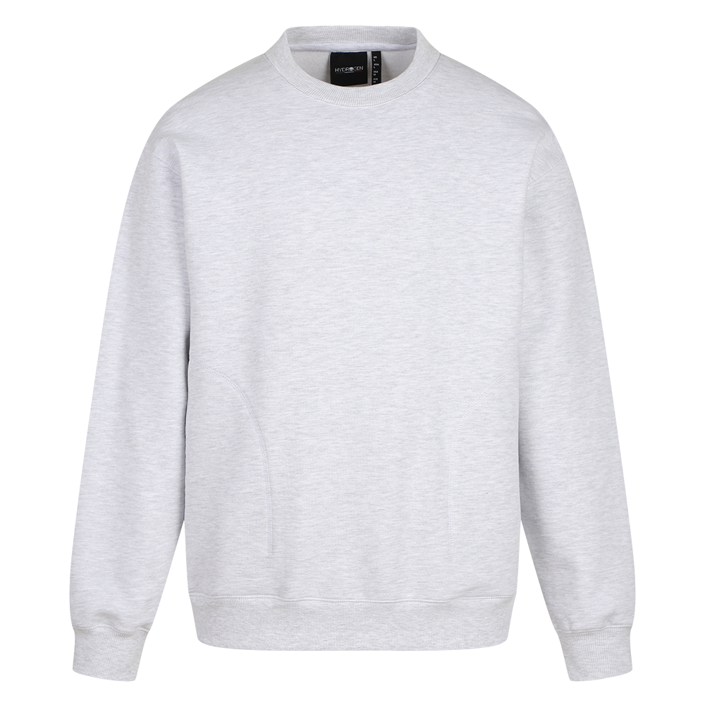 하이드로겐 남성 네온 본즈 맨투맨 멜란지 그레이(HYDROGEN Men's Neon Bone-z Sweatshirt Melange Grey)