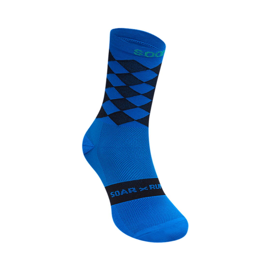 소어 러닝 다이아몬드 크루 삭스 다크 그레이 웜 그레이(Soar Running Diamond Crew Sock Dark Grey Warm Grey)