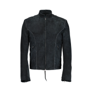 Undermycar Hydrogen Seam Lambskin Jacket Deep Green