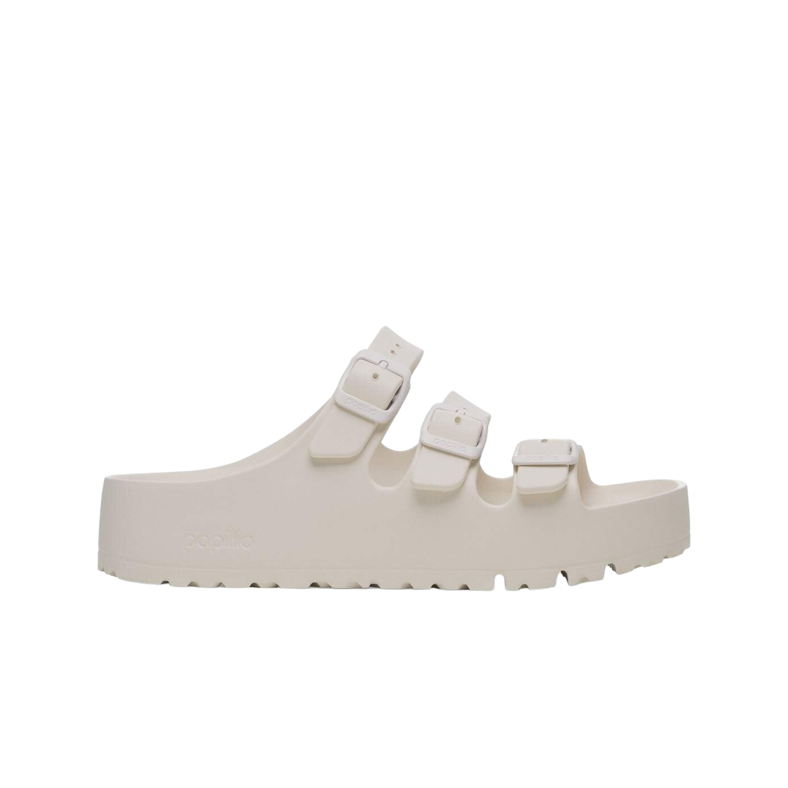 (W) 버켄스탁 플로리다 플렉스 플랫폼 에그쉘 - 내로우((W) Birkenstock Florida Flex Platform Eggshell - Narrow)