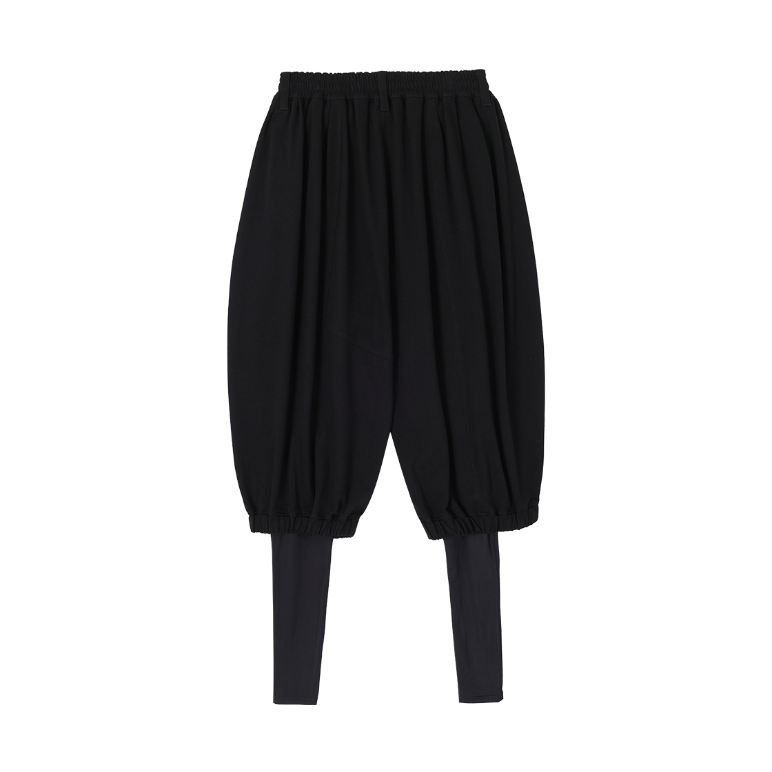 송지오 컬렉션 바이어스 사루엘 스웻 팬츠 블랙(SONGZIO COLLECTION Bias Sarouel Sweat Pants Black) - 2