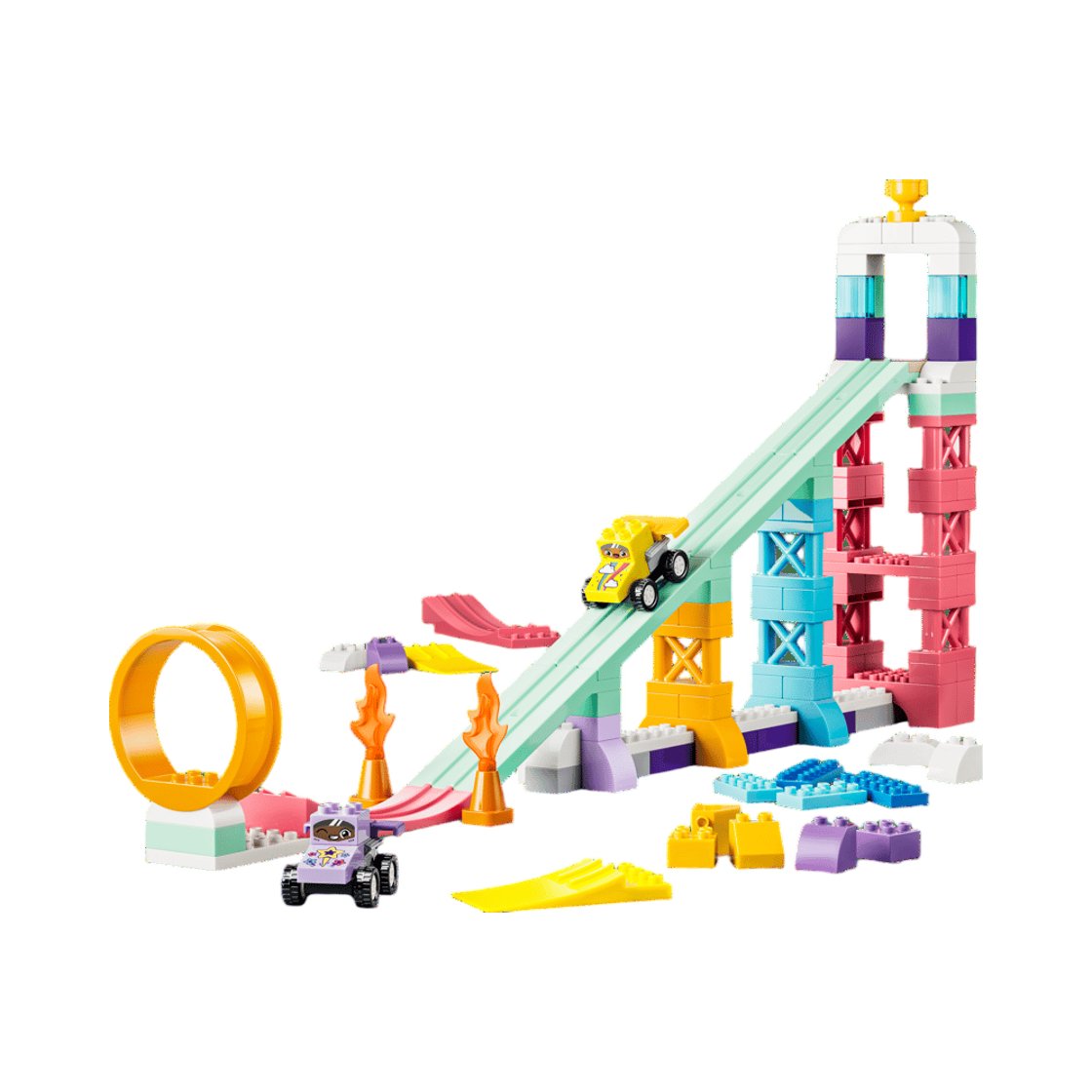 10478 Lego Duplo 3 in 1 Creative Ramps with Vehicles