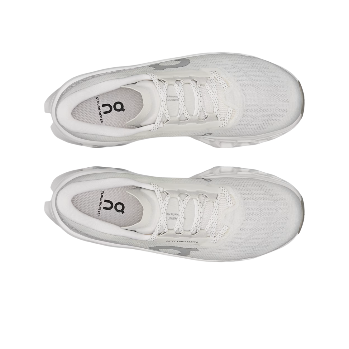 (W) 온 러닝 클라우드몬스터 3 화이트 울프((W) On Running Cloudmonster 3 White Wolf) - 2