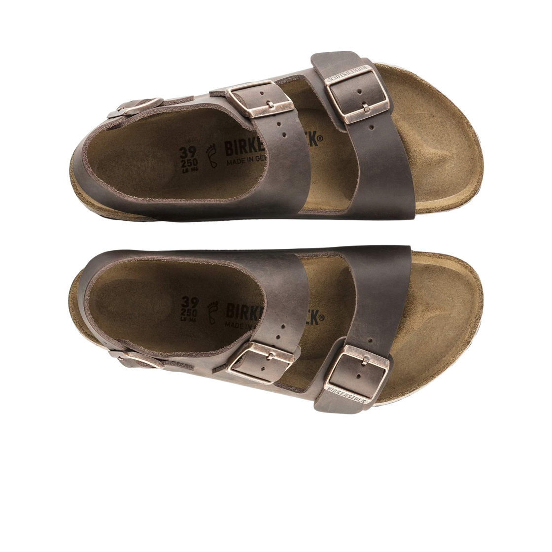 버켄스탁 밀라노 오일드 레더 하바나 - 내로우(Birkenstock Milano Oiled Leather Habana - Narrow) - 2