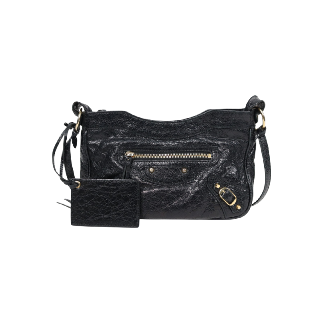 발렌시아가 블랙 모터 크로스백 C-A50656(Balenciaga Black Motor Crossbody Bag C-A50656) - 1