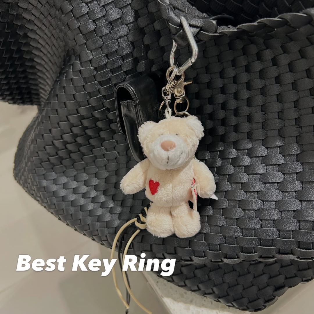 [KREAM 단독] NICI Love bear cream 10cm bb 착용 스타일