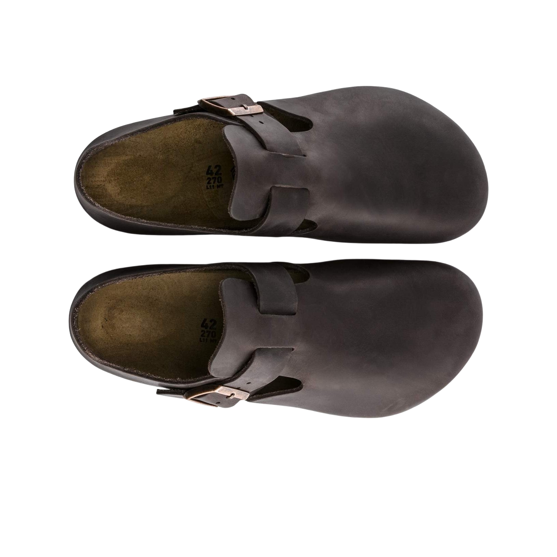 버켄스탁 런던 오일드 레더 하바나 - 레귤러(Birkenstock London Oiled Leather Habana - Regular) - 2