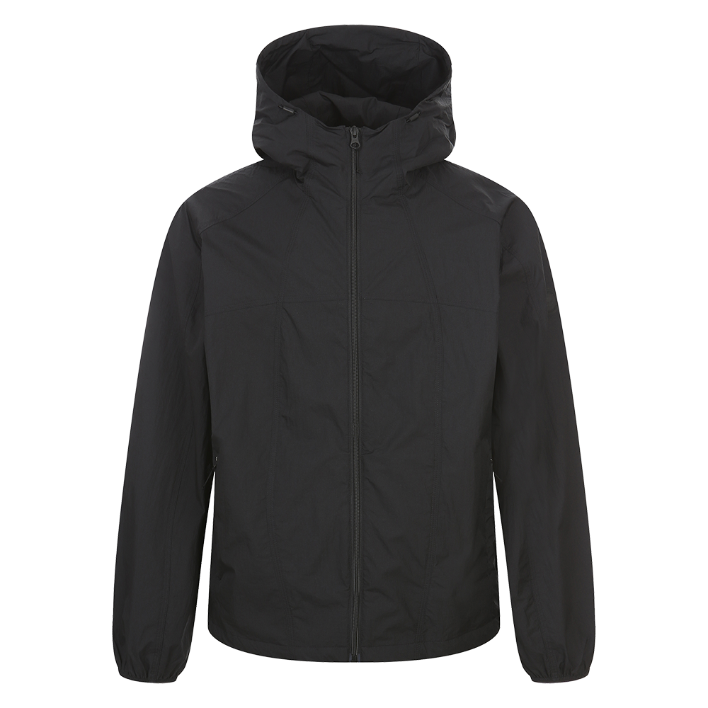 H11F2JP201 HYDROGEN Men's Single-layer Windbreaker Black