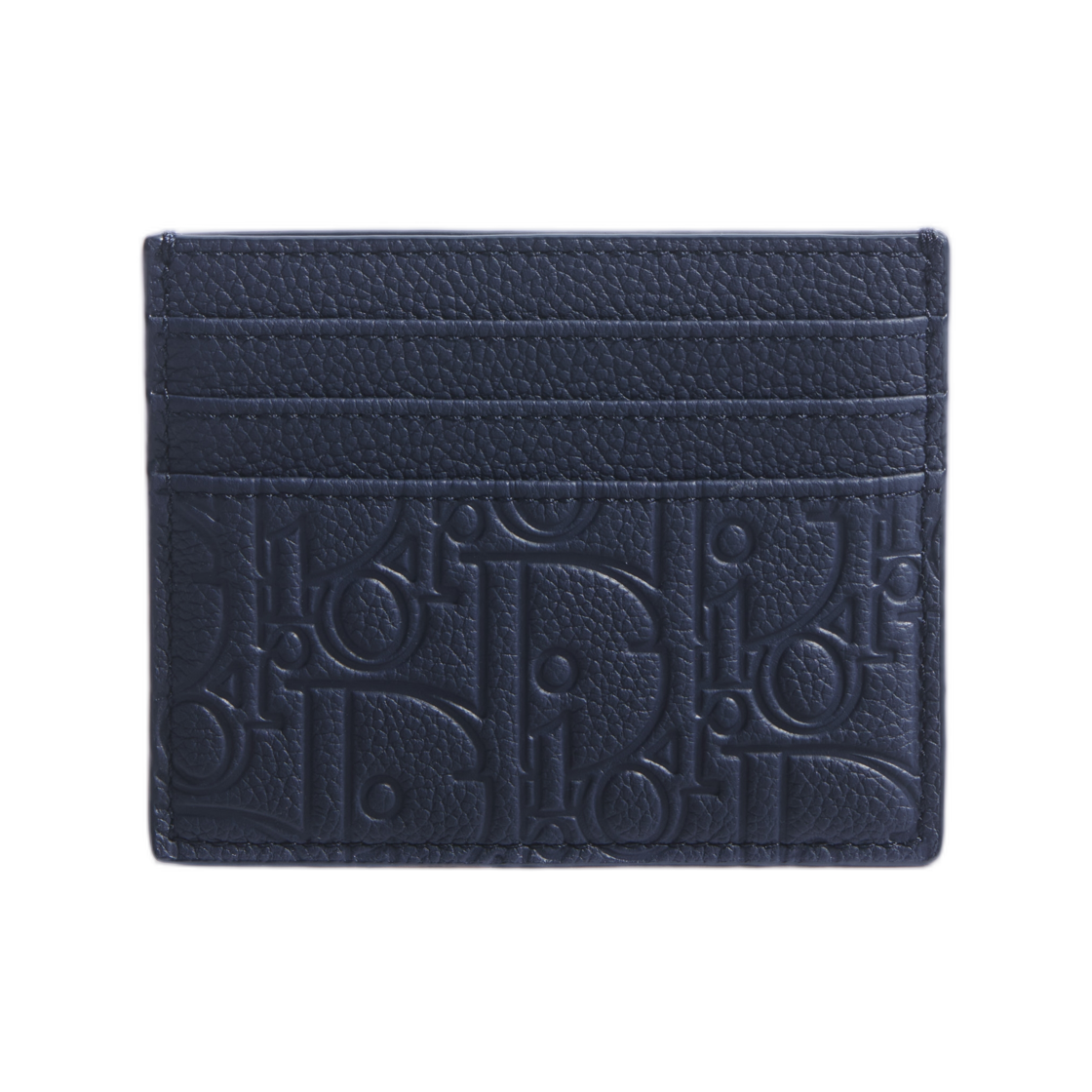 2ESCH135GLF-H523 Dior Card Holder Dior Gravity Leather Navy Blue