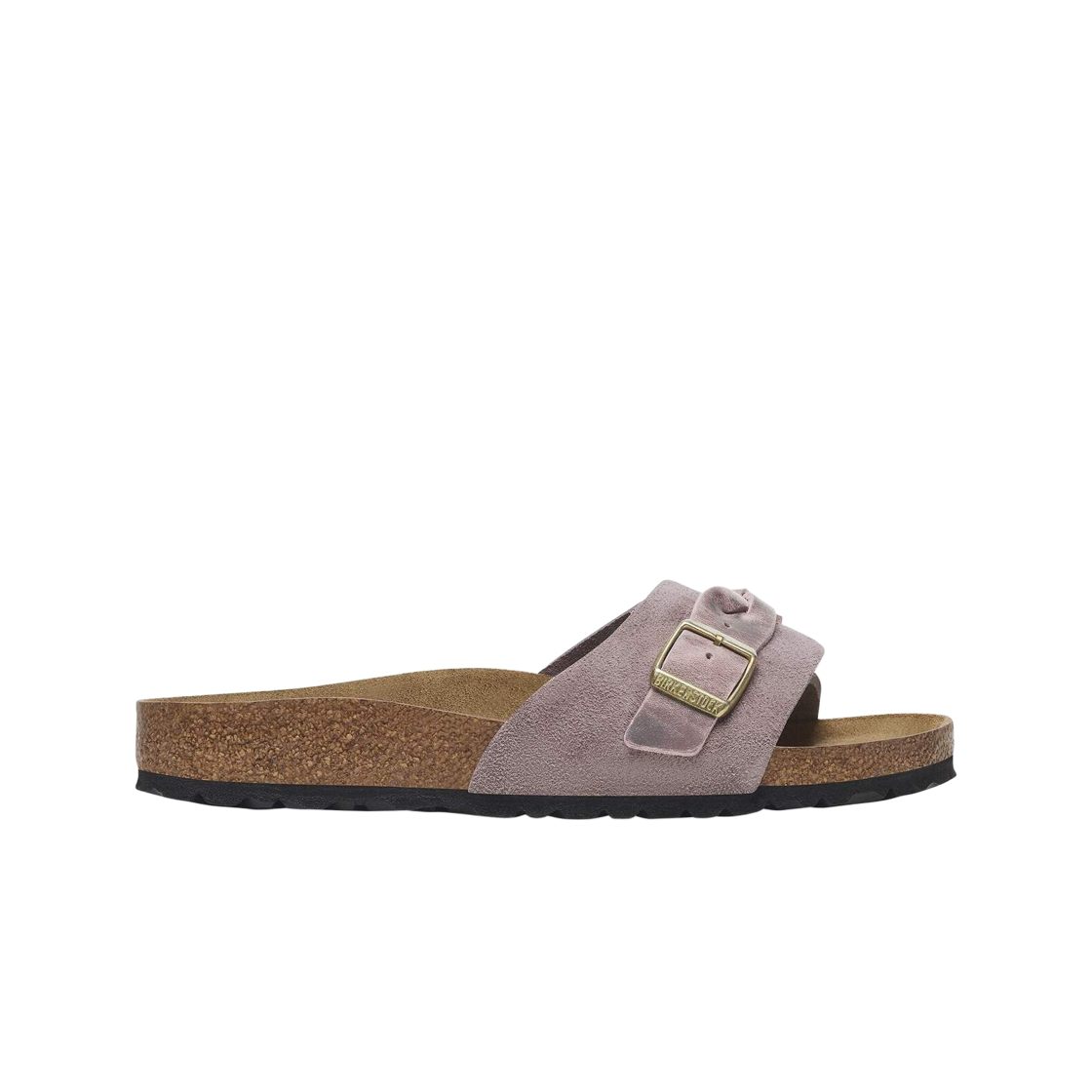1029123 (W) Birkenstock Oita Braided Suede Leather Faded Purple - Narrow