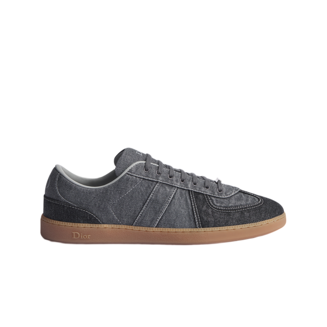 3SN356ACA-H800 Dior B01 Matchpoint Sneakers Stonewashed Denim Gray