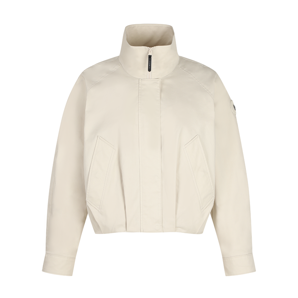 하이드로겐 여성 스텐넥 바람막이 베이지(HYDROGEN Women's Tall Neck Windbreaker Beige)