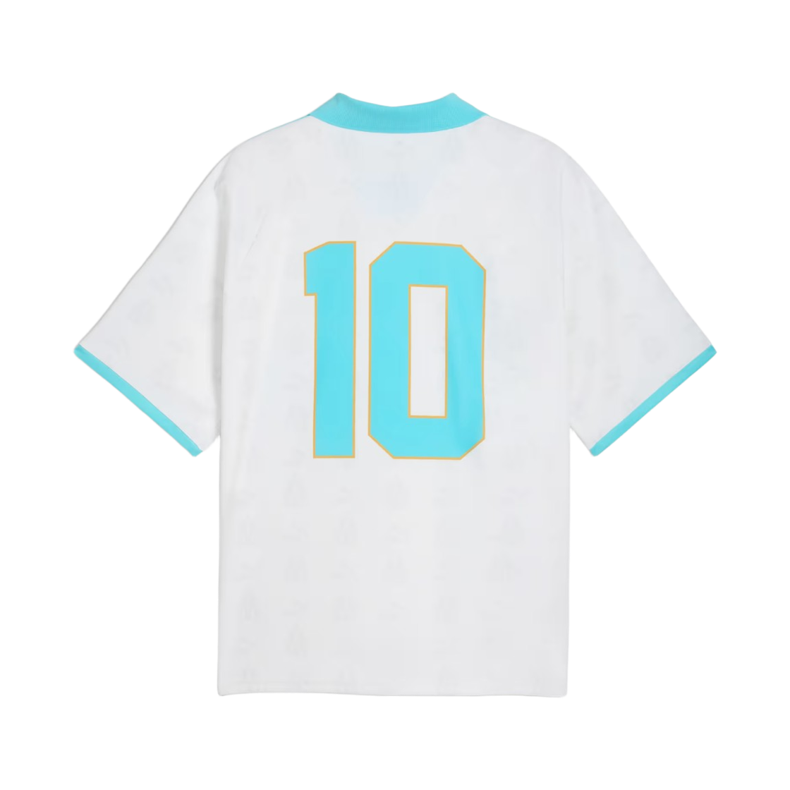 푸마 올림픽 드 마아사일 킹 레트로 저지 화이트 팀 아쿠아 (논 마킹 버전)(Puma Olympique de Marseille King Retro Jersey White Team Aqua (Non Marking Ver.)) - 2