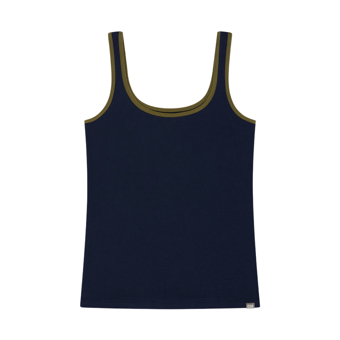 코이세이오 038 투 톤 슬리브리스 네이비(COYSEIO 038 Two-Tone Sleeveless Navy)