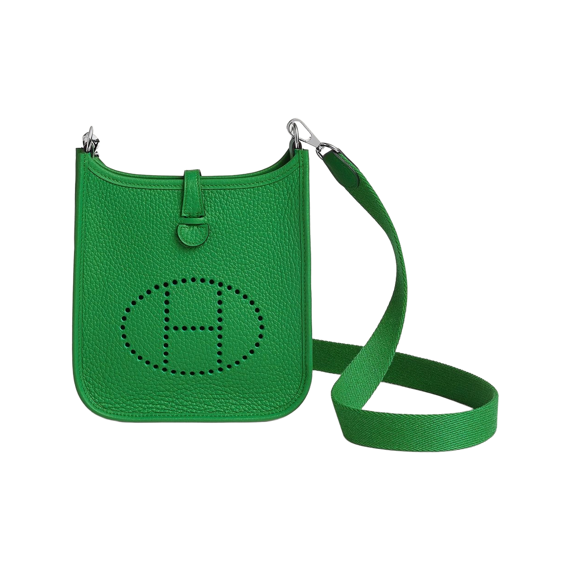 H069426CKER Hermes Evelyne 16 Amazone Bag Clemence & Palladium Bambou