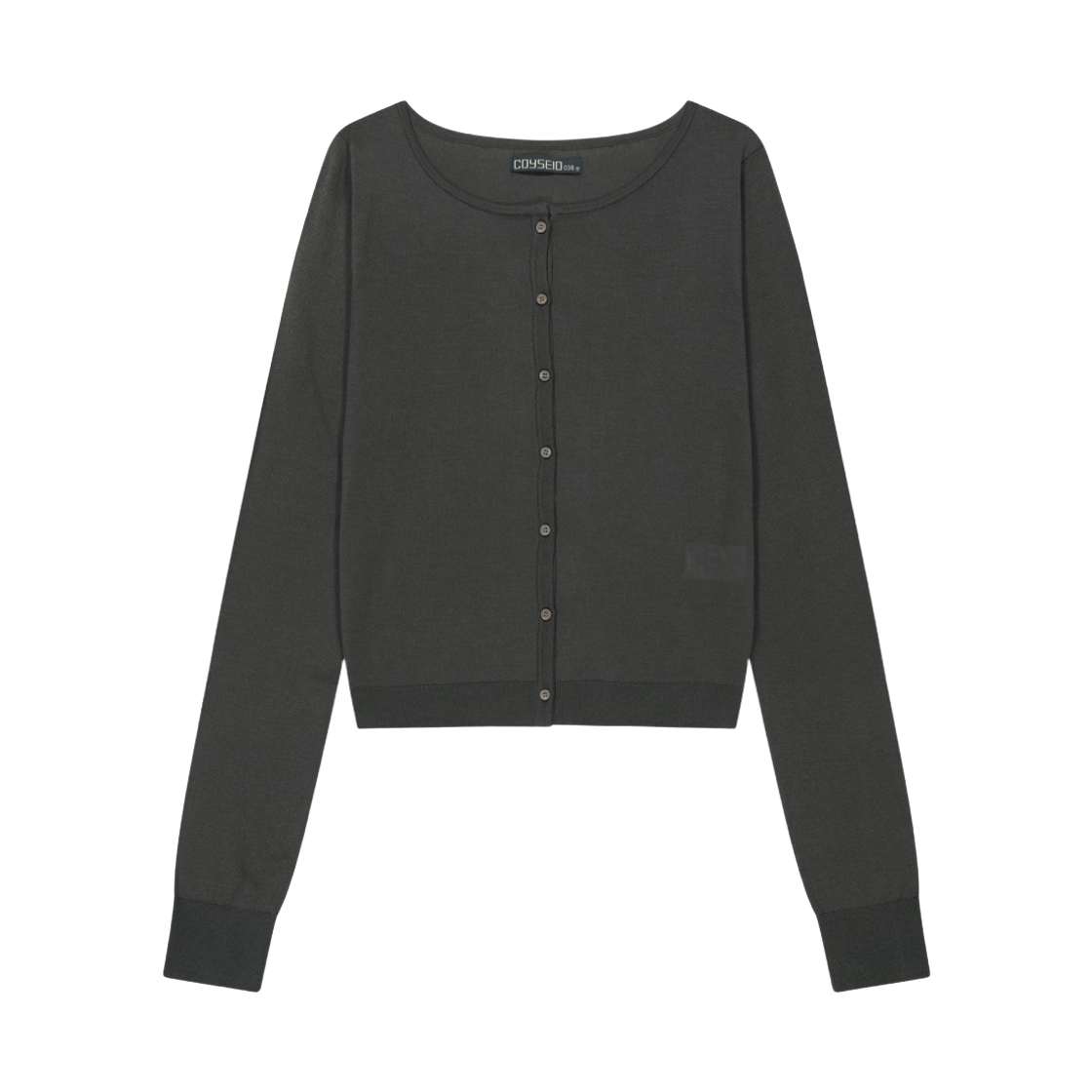 코이세이오 038 컬러 버튼 가디건 차콜