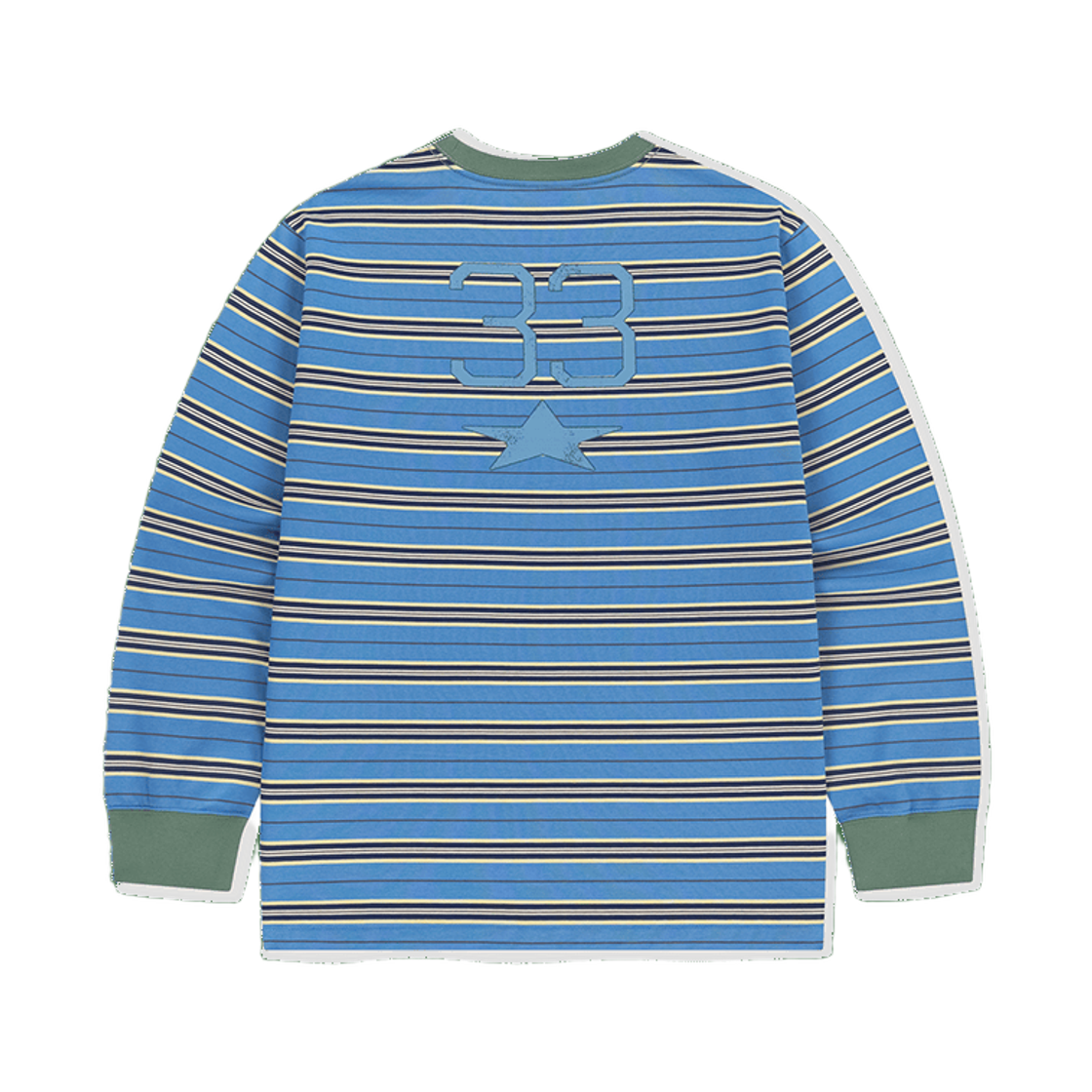 [트리플적립]썬러브 33 스트라이프 롱 슬리브 티 블루([트리플적립]SUNLOVE 33 Stripe LS Tee Blue) - 2