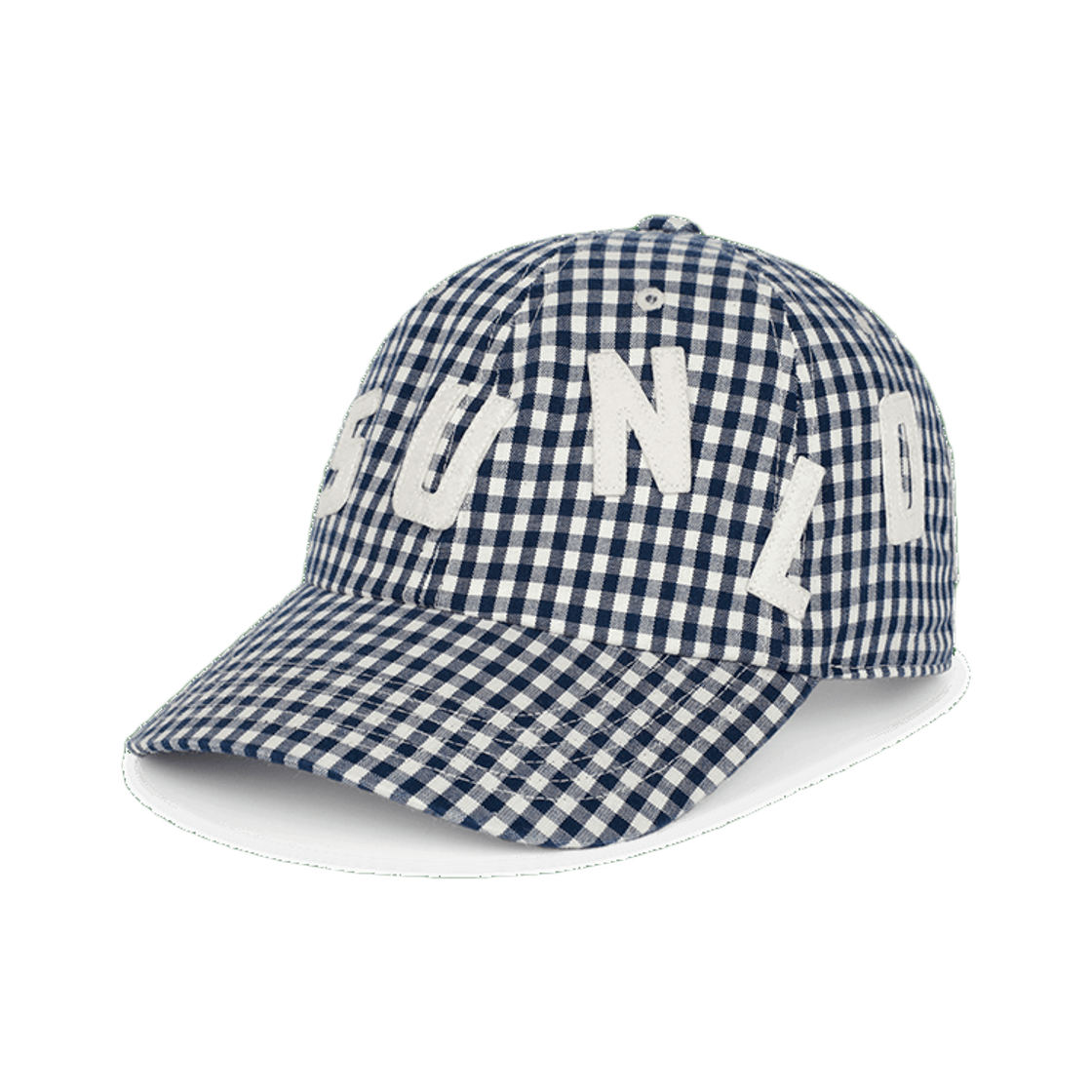 SL261WHWBC01NGH [트리플적립]SUNLOVE Staccato Cap Navy Gingham