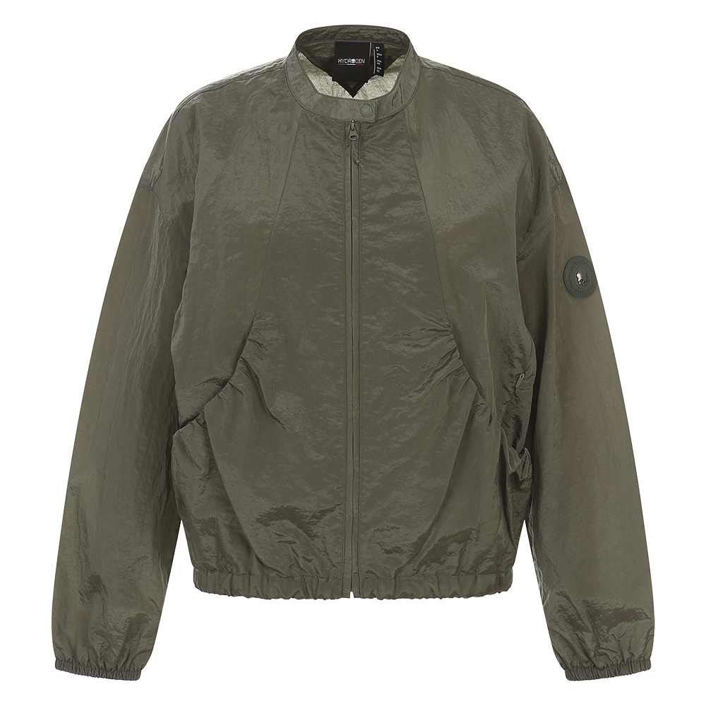 하이드로겐 여성 셔링 점퍼 카키(HYDROGEN Women's Shirring Jacket Khaki)