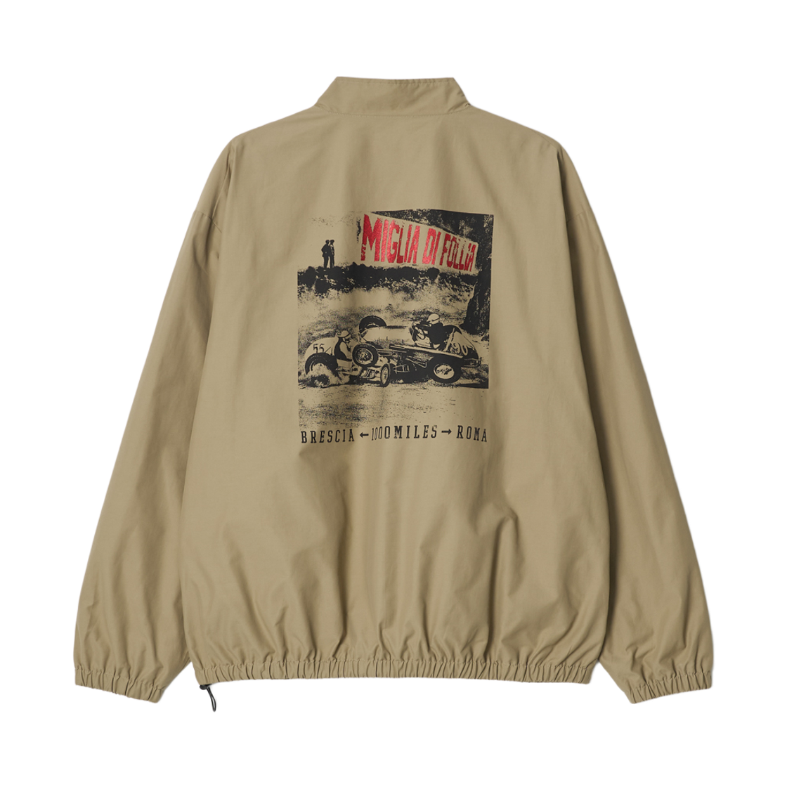 슈퍼벨로체 밀리아 쿼터 집 자켓 듄(SUPERVELOCE Miglia Quarter Zip Jacket Dune)