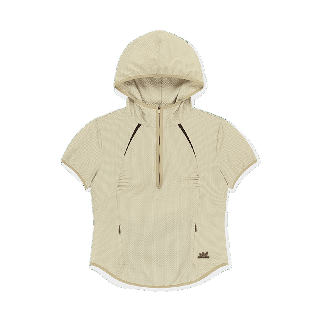 SL261WTOSP51BE [5% 적립] sunlovetour W Soar Half Zip Hooded Top Beige
