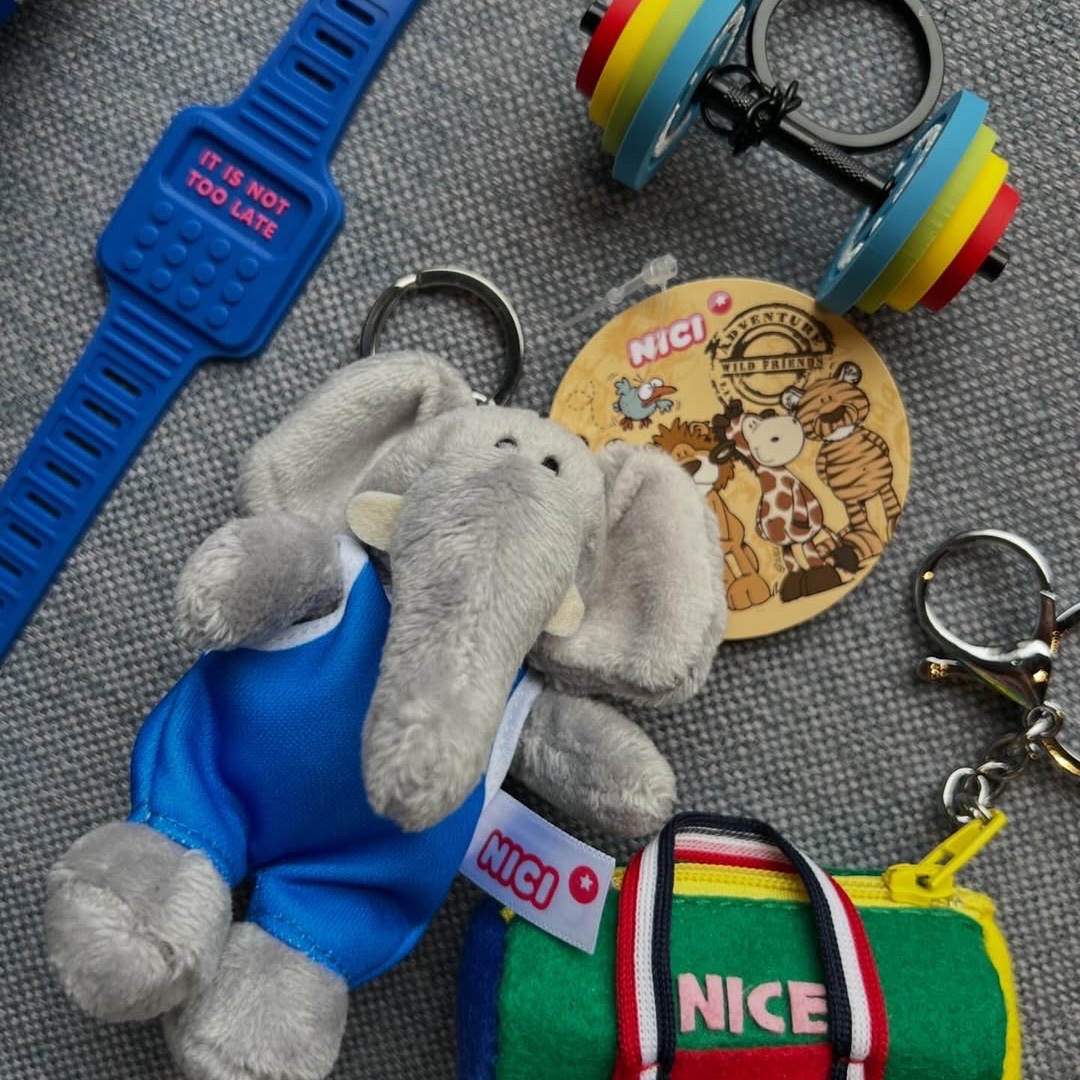 [KREAM 단독] NICI 10cm Elephant with wrestling costume BB 착용 스타일 - 2