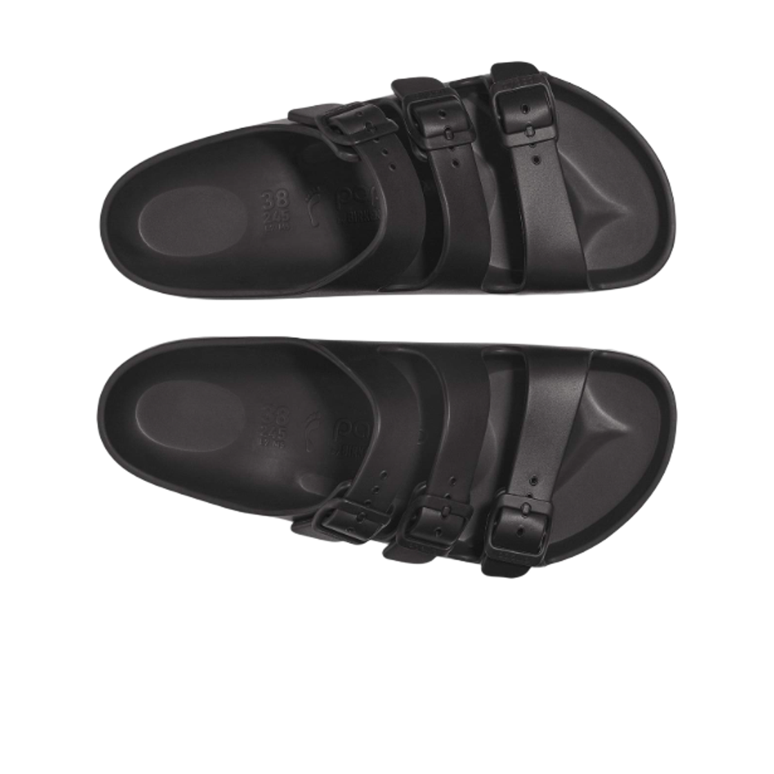 (W) 버켄스탁 플로리다 플렉스 플랫폼 블랙 - 내로우((W) Birkenstock Florida Flex Platform Black - Narrow) - 2