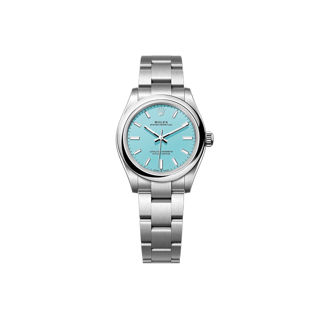 롤렉스 오이스터 퍼페츄얼 31-277200 터콰이즈 블루 바 오이스터 NO.7436(Rolex Oyster Perpetual 31 - Turquoise Blue Dial Oyster No. 7436)
