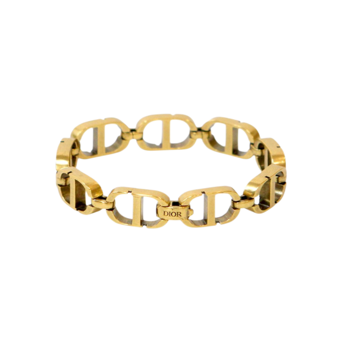 IT4QLTLPDHPU Dior 30 Montaigne CD Link Gold Bracelet A-B50686