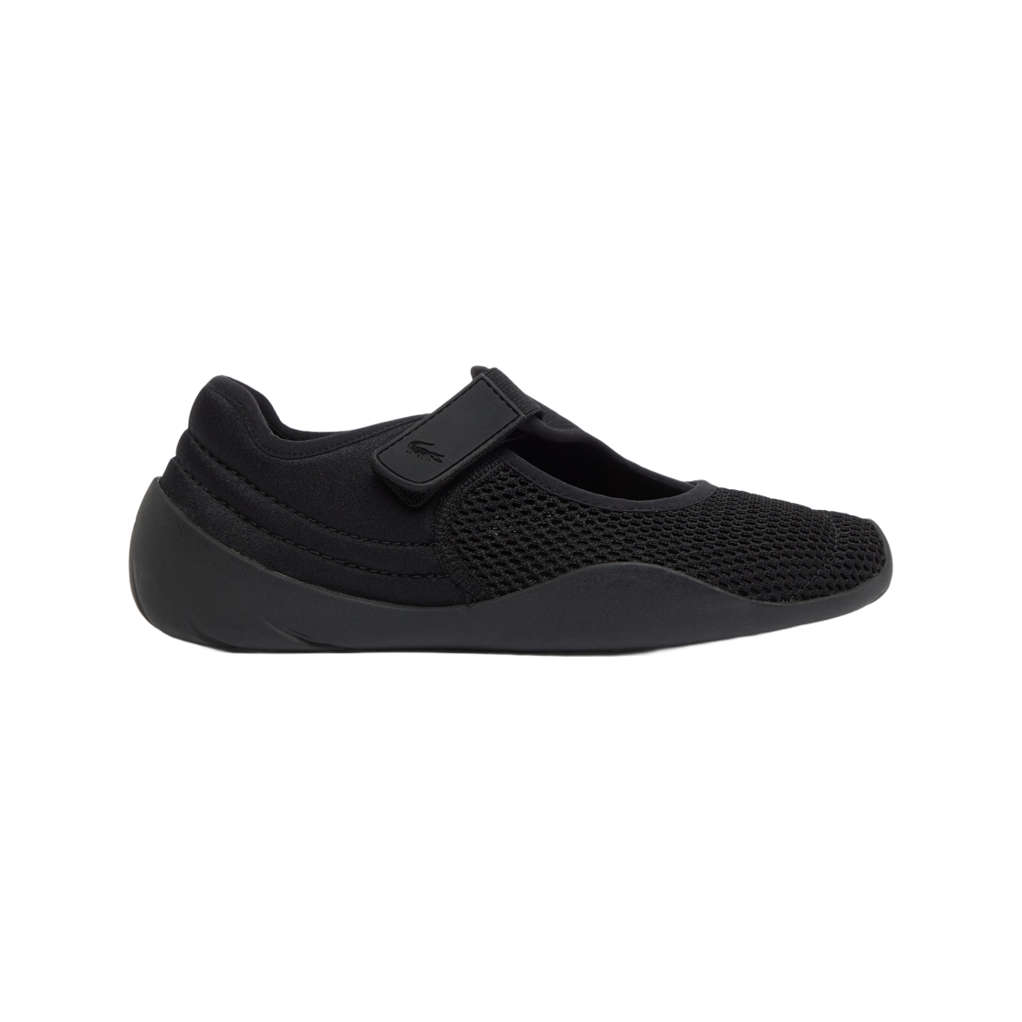 (W) 라코스테 로우 미스테르 스니커즈 블랙((W) Lacoste Low Mystere Sneakers Black)