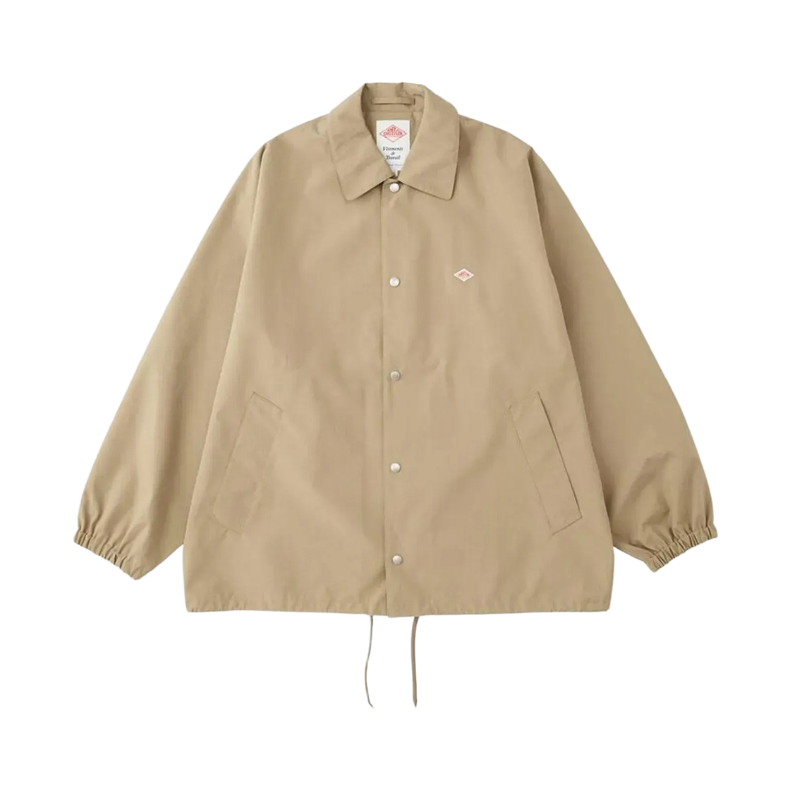 DT-A0651 Danton Logo Coach Jacket Beige