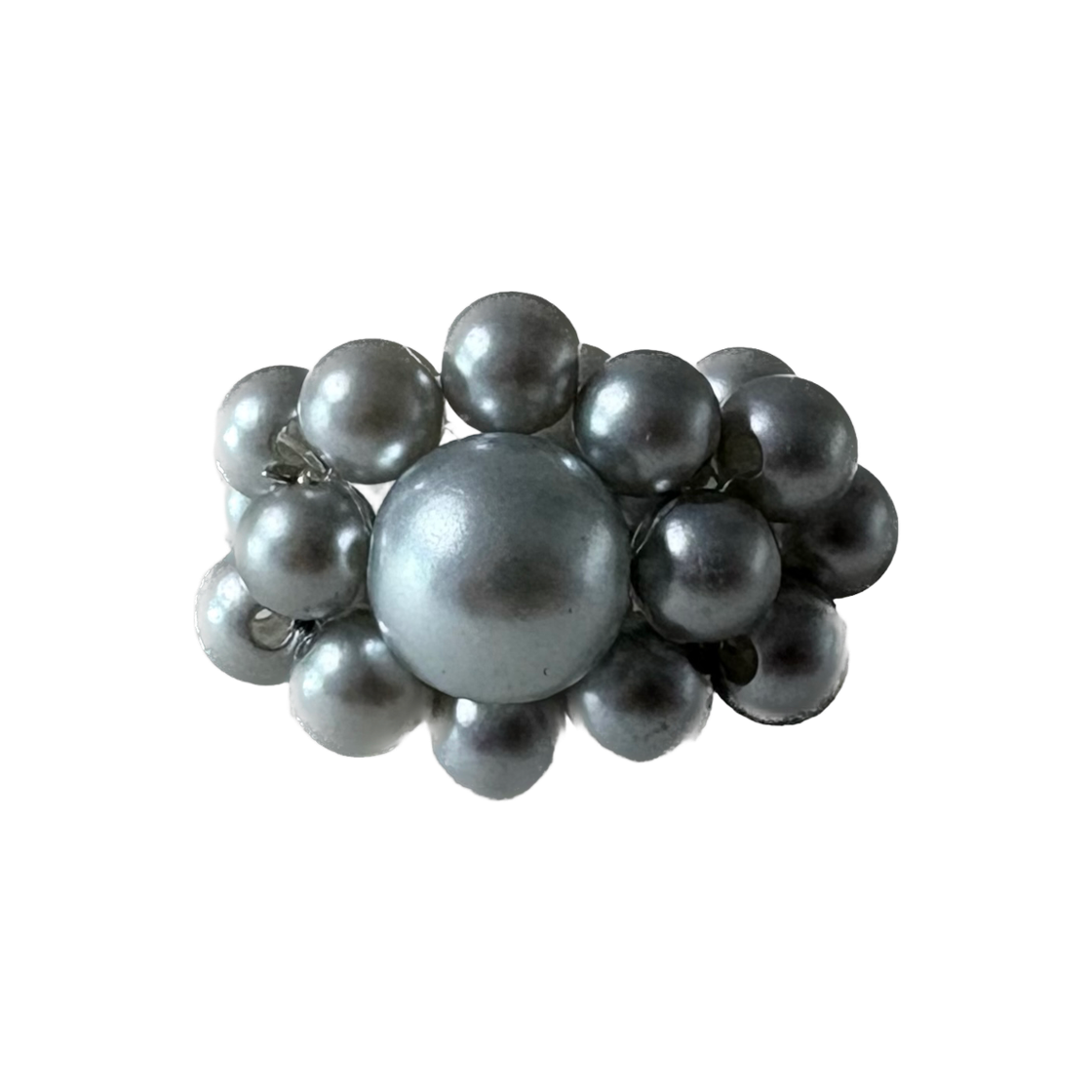 쥬얼리곽 메가플라워 링 실버