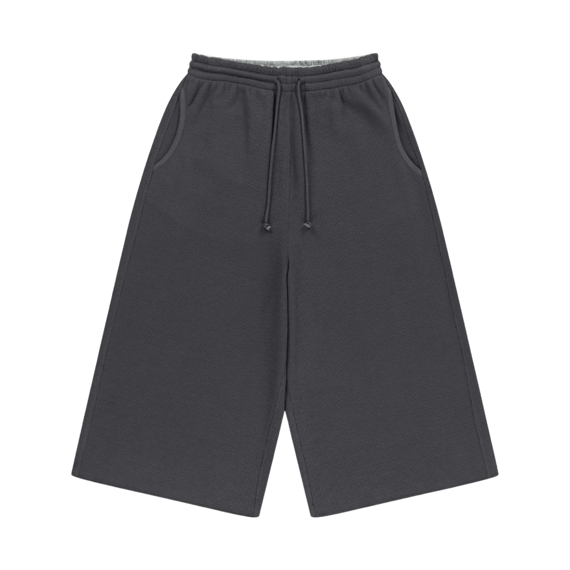 CY26FSBTPA302 COYSEIO 038 Waffle Capri Pants Charcoal