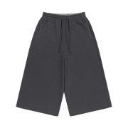 COYSEIO 038 Waffle Capri Pants Charcoal